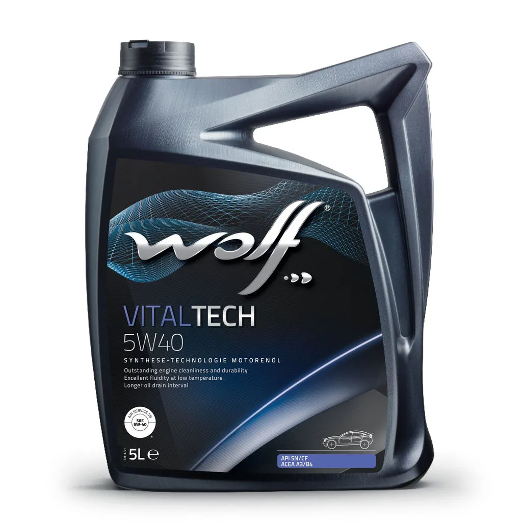 Wolf 8311291 Масло моторное синтетика Wolf VITALTECH 5W-40 5 л.
