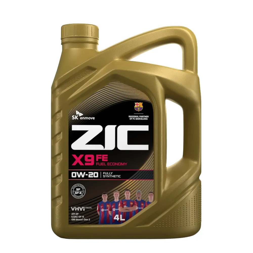 ZIC 162684 Масло моторное синтетика ZIC X9 FE 0W-20 4 л.