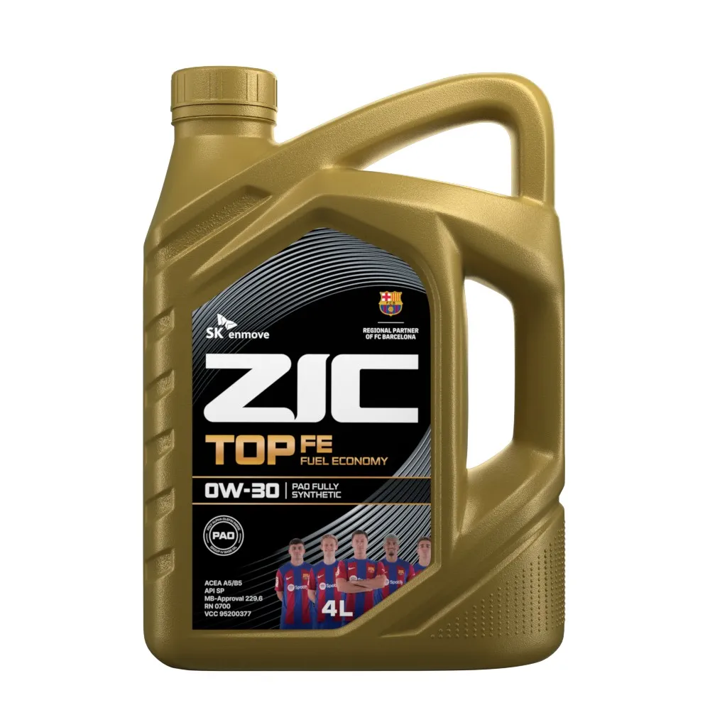 ZIC 162680 Масло моторное синтетика ZIC TOP 0W-30 4 л.