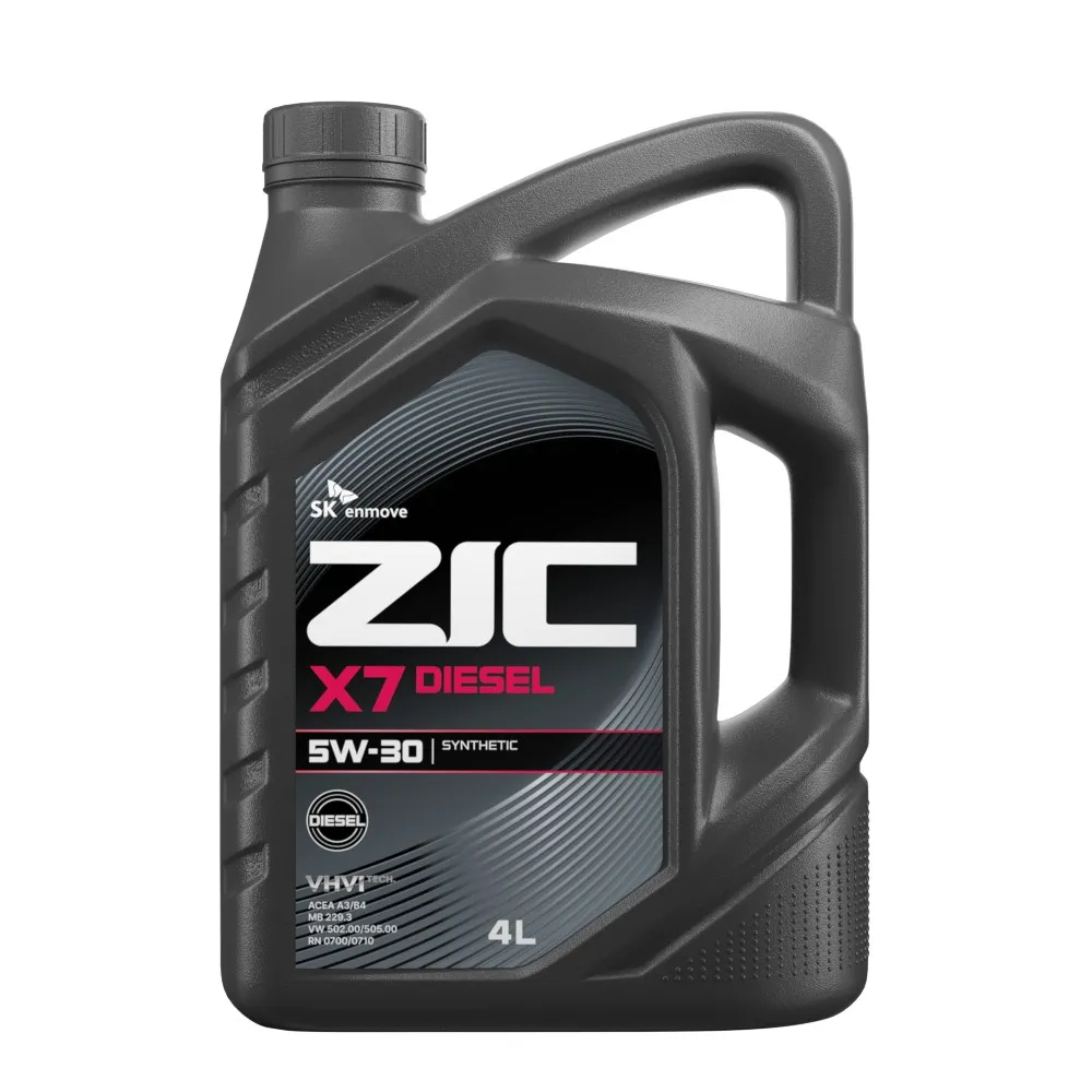 ZIC 162610 Масло моторное синтетика ZIC X7 Diesel 5W-30 4 л.
