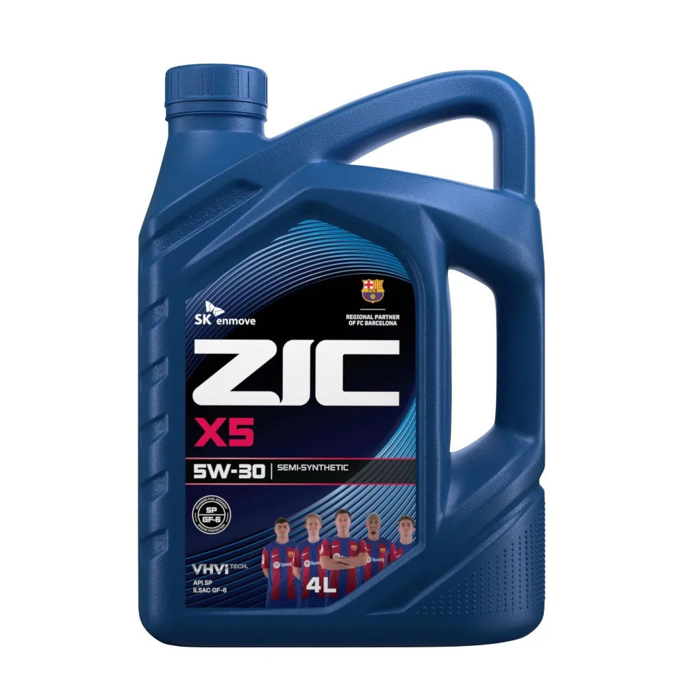 ZIC 162621 Масло моторное полусинтетика ZIC X5 5W-30 4 л.