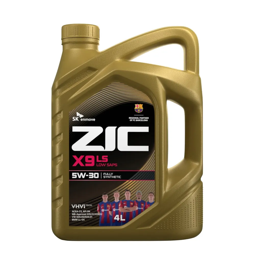 ZIC 162608 Масло моторное синтетика ZIC X9 LS 5W-30 4 л.