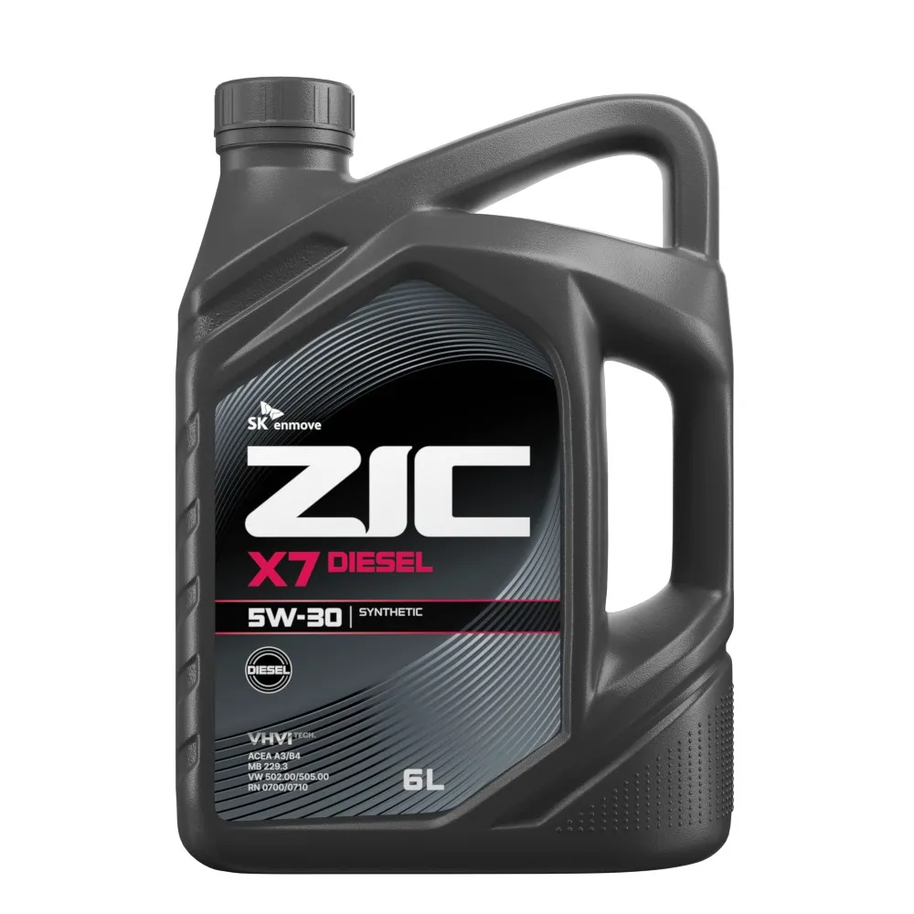 ZIC 172610 Масло моторное синтетика ZIC X7 Diesel 5W-30 6 л.