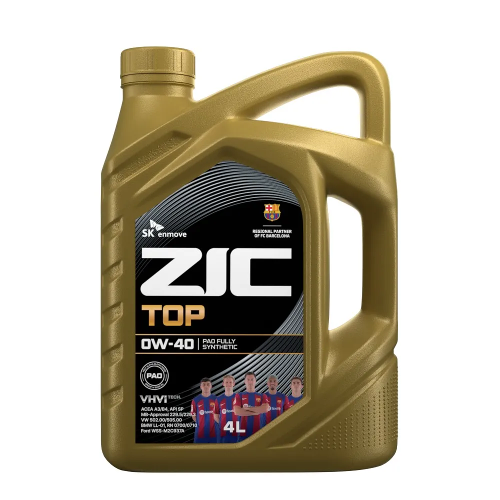 ZIC 162611 Масло моторное синтетика ZIC TOP 0W-40 4 л.