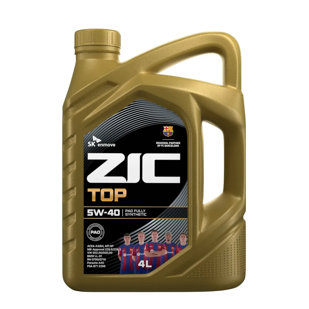 ZIC 162682 Масло моторное синтетика ZIC TOP 5W-40 4 л.